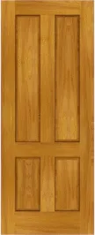 Raised Panel Long Wood Cypress Doors